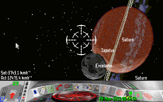 Saturn and Enceladus