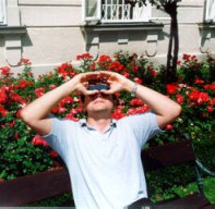 Me in the 'Mirabel gardens' - Salzburg